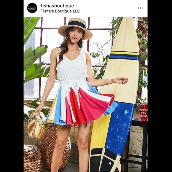 Multi Color Romper - Picture 3 of 4